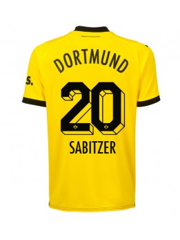 Billige Borussia Dortmund Marcel Sabitzer #20 Hjemmedrakt 2023-24 Kortermet